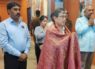 நுவரெலியாவில் சீதையம்மனை வழிபட்டார் ஜப்பான் தூதுவர்