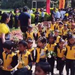 நுவரெலியா முன்பள்ளி சிறார்களுக்கு மலர்கள் தூவி மலர்ந்த சிறுவர் தினம்